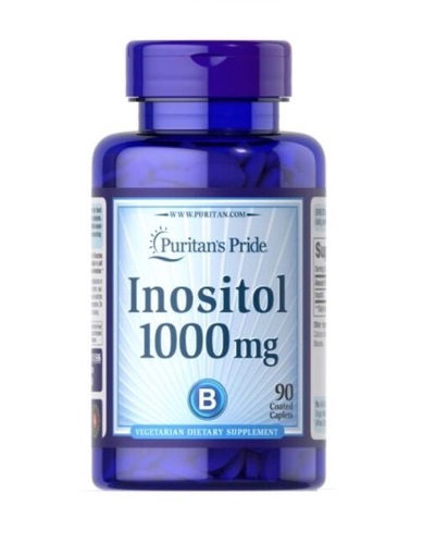 Puritan's Pride  Inositol 1000mg  90 Tablets 1pk